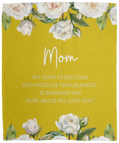 Mom Snuggle | Plush Fleece Blanket - 50x60
