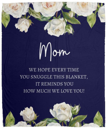 Mom Snuggle | Plush Fleece Blanket - 50x60