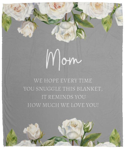 Mom Snuggle | Plush Fleece Blanket - 50x60