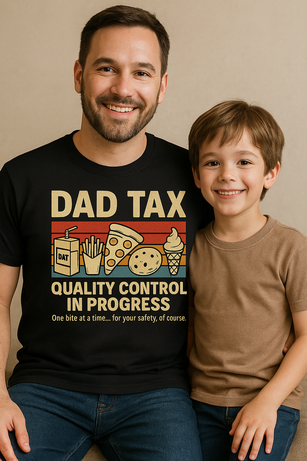 Dad Tax T-Shirt – “Quality Control in Progress”