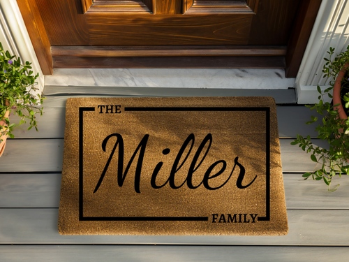 Custom Family Name Doormat
