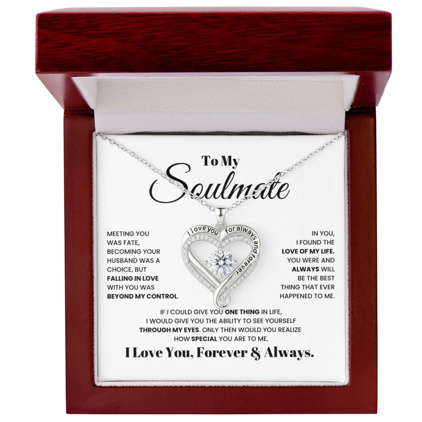 To My Soulmate Necklace