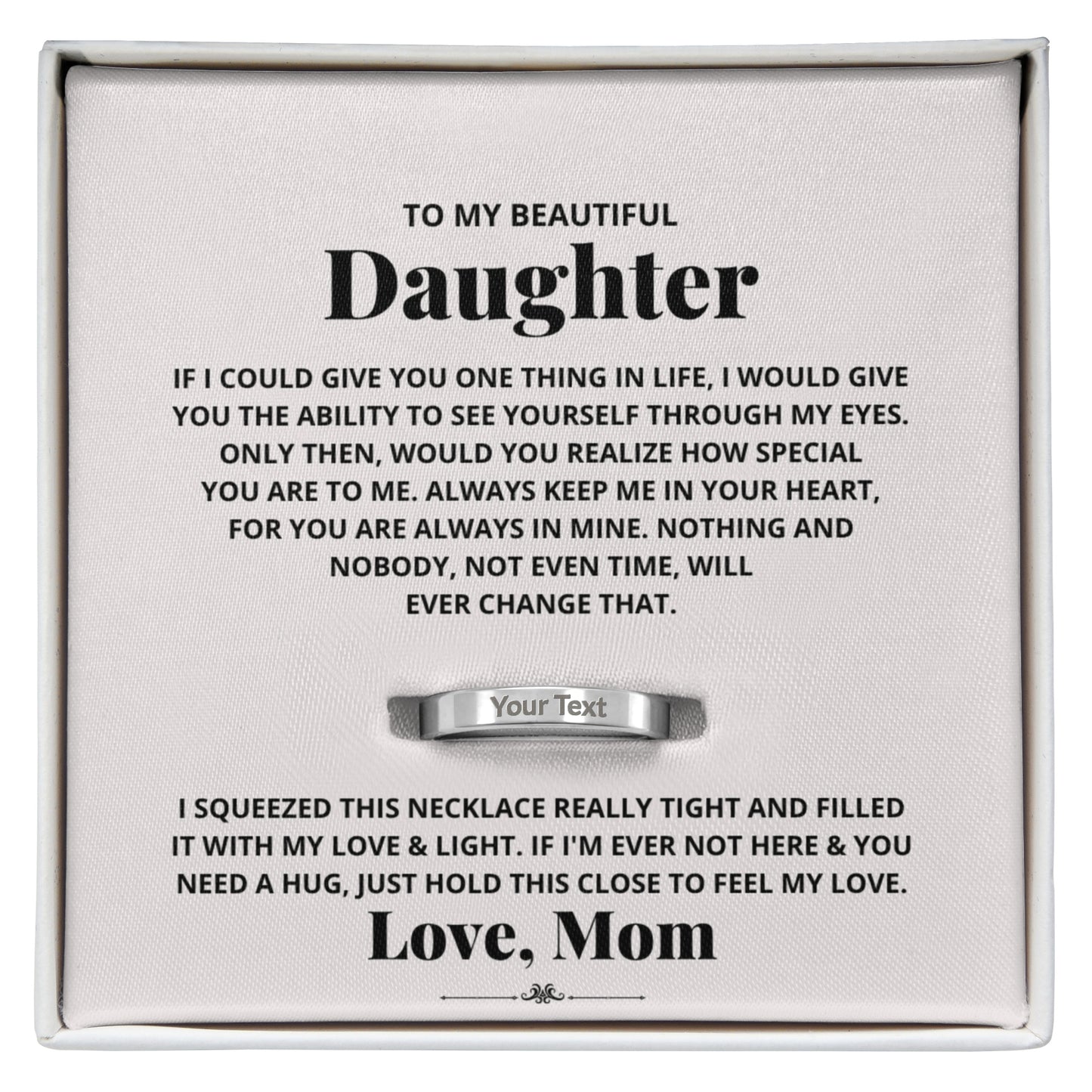 Engraved, Stackable Women's Ring