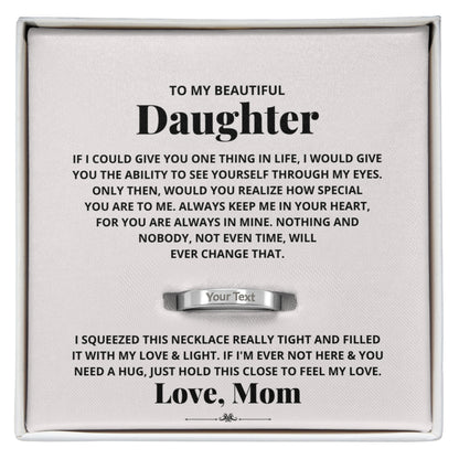 Engraved, Stackable Women's Ring