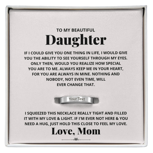 Engraved, Stackable Women's Ring