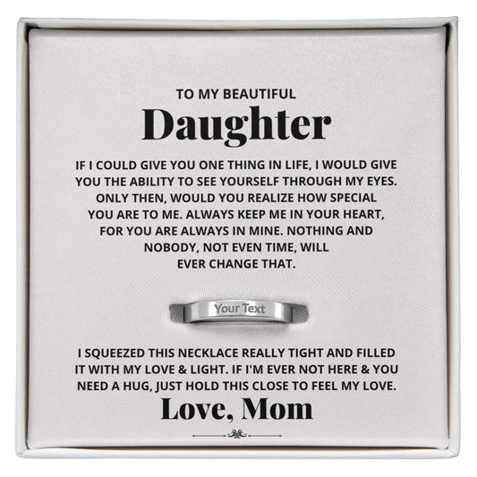 Engraved, Stackable Women's Ring