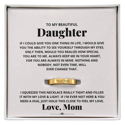 Engraved, Stackable Women's Ring