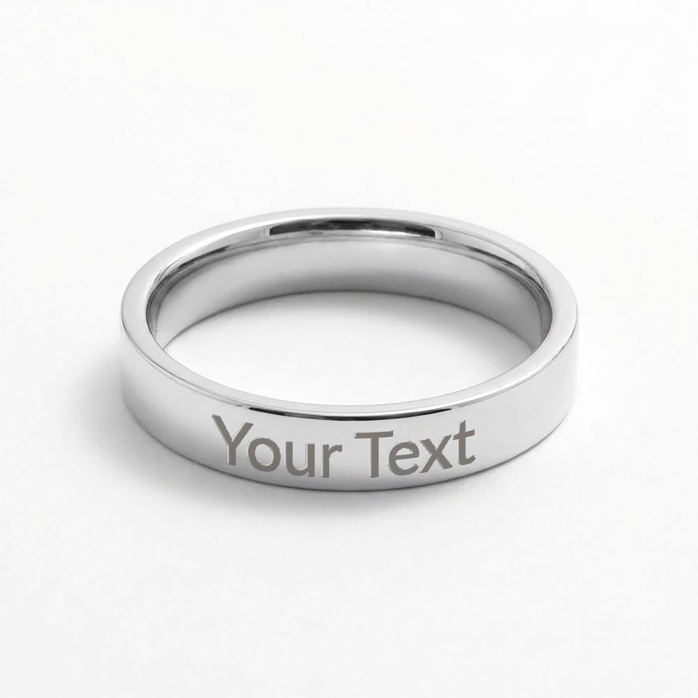 Engraved, Stackable Women's Ring