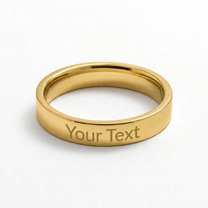 Engraved, Stackable Women's Ring