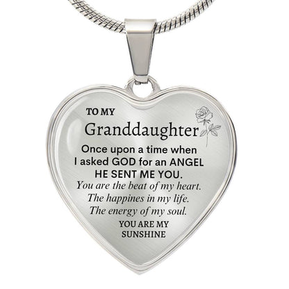 Granddaughter Heart Necklace