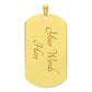 To My Son From Dad | Always Remember Dog Tag