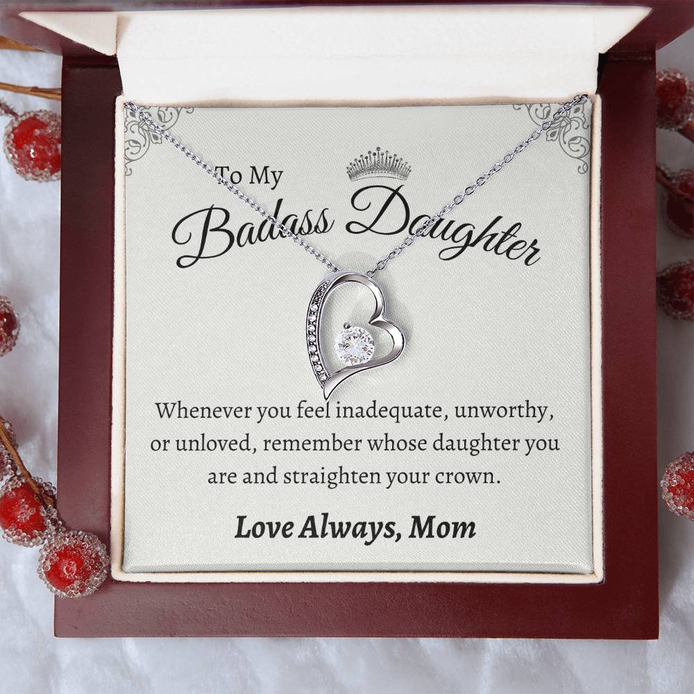 To My Badass Daughter Necklace