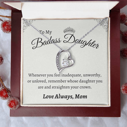 To My Badass Daughter Necklace