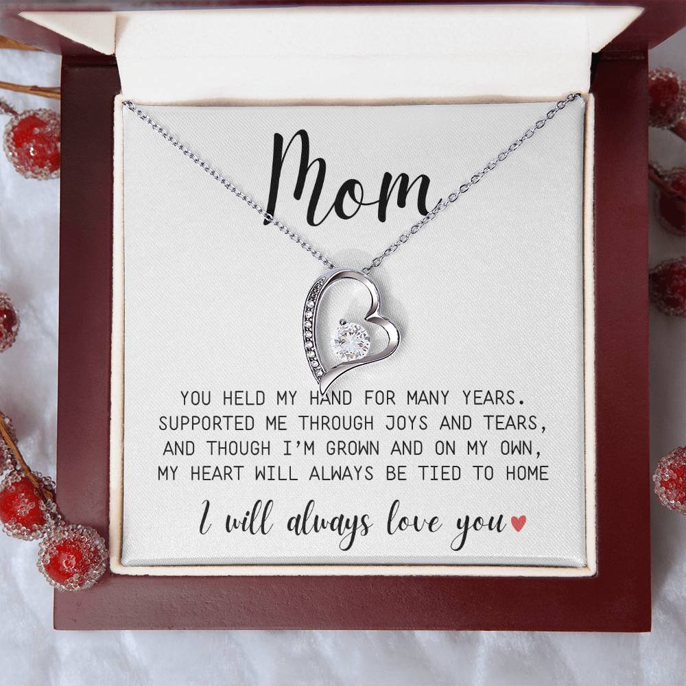 Mom | You Held My Hand | Forever Love Necklace