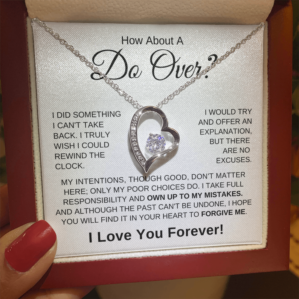 Apology Necklace - Do Over-W