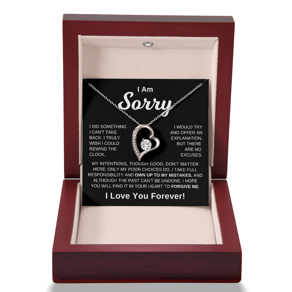I'm Sorry -  No Excuses | Necklace