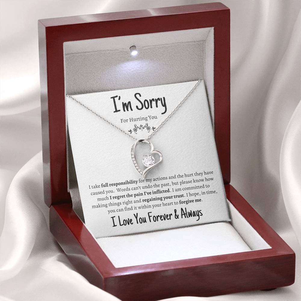 I'm Sorry For Hurting You | Forever Love Necklace