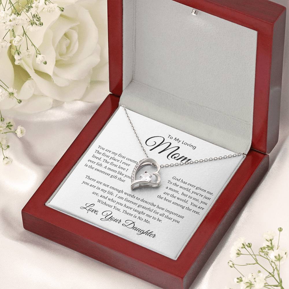 To My Loving Mom Necklace