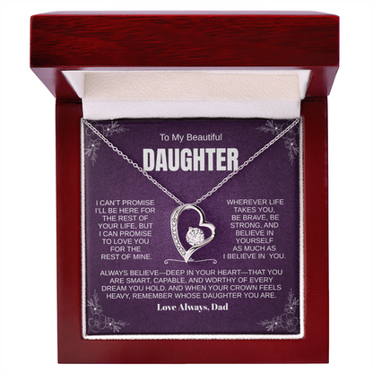PERSONALIZED Beautiful Daughter, Wherever Life Takes You Necklace
