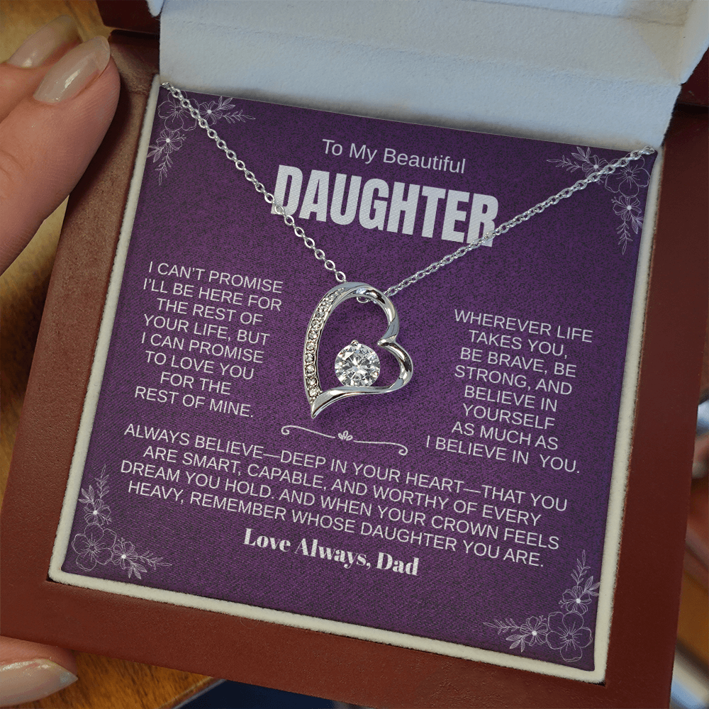 PERSONALIZED Beautiful Daughter, Wherever Life Takes You Necklace