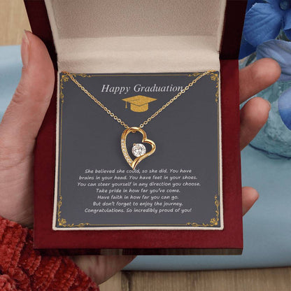 Happy Graduation | Heart Necklace