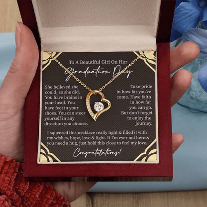 Graduation Necklace | She Believed She Could
