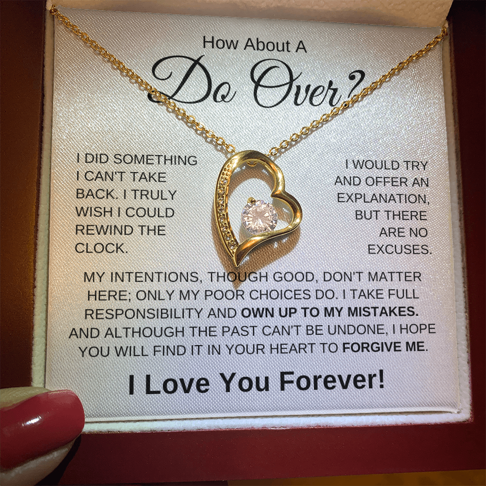 Apology Necklace - Do Over-W