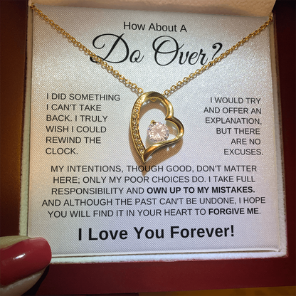 Apology Necklace - Do Over-W