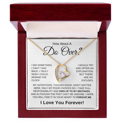Apology Necklace - Do Over-W
