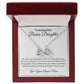 Bonus Daughter from Bonus Mom - Infinity Hearts Necklace Set