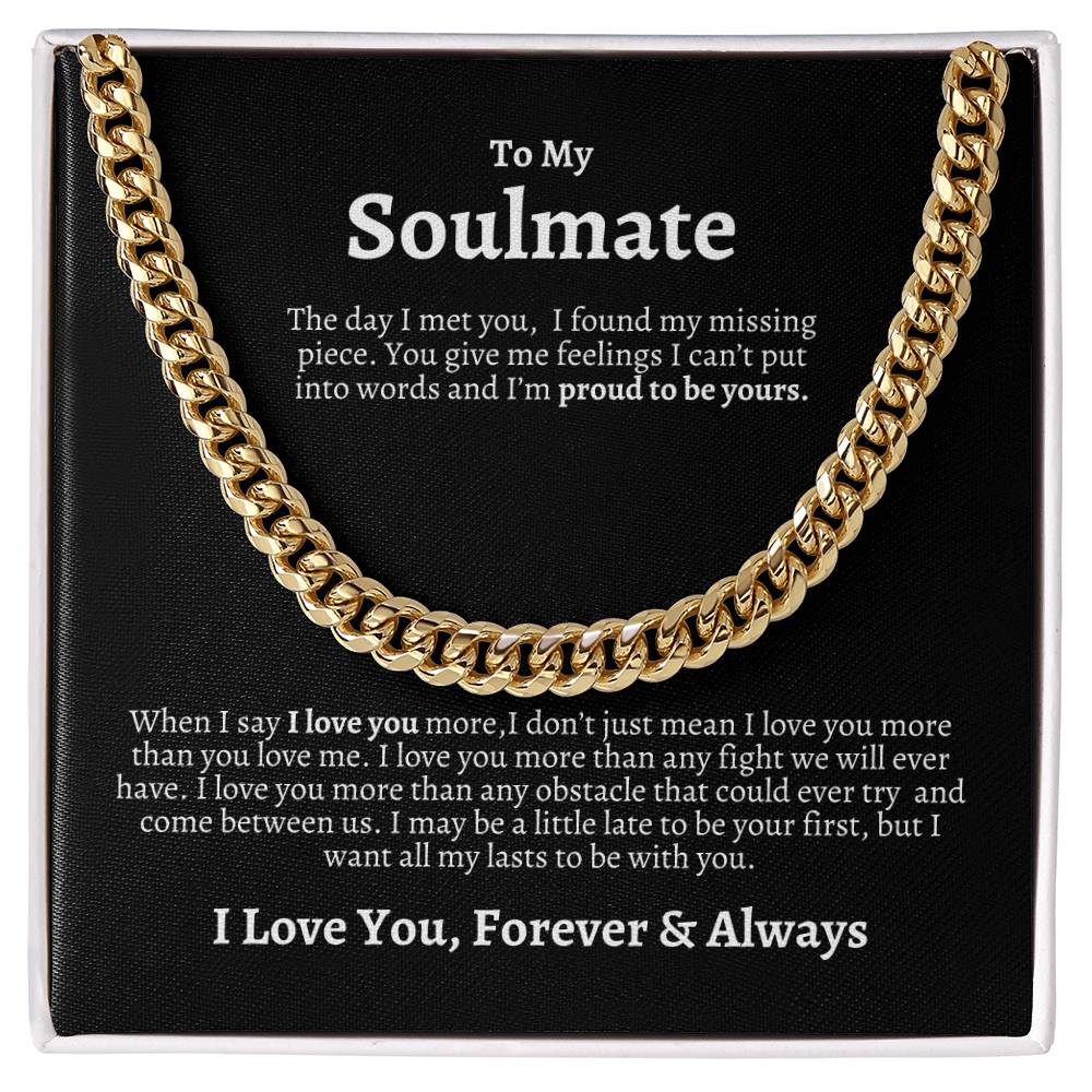 To My Soulmate | Cuban Chain