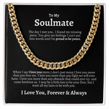 To My Soulmate | Cuban Chain