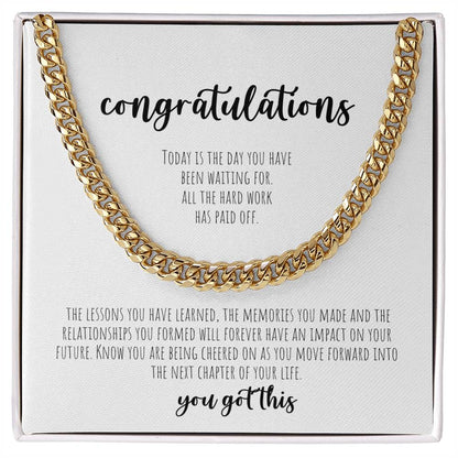 Congratulations | Cuban Link Chain