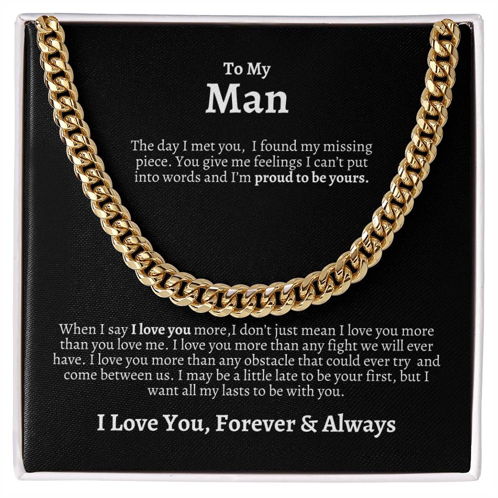 To My Man | Cuban Chain