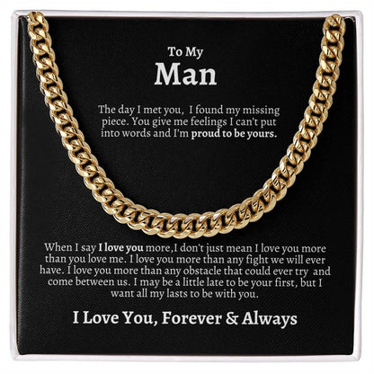 To My Man | Cuban Chain