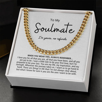 Soulmate Cuban Link Chain | No Refunds