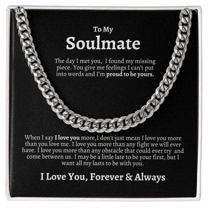 To My Soulmate | Cuban Chain