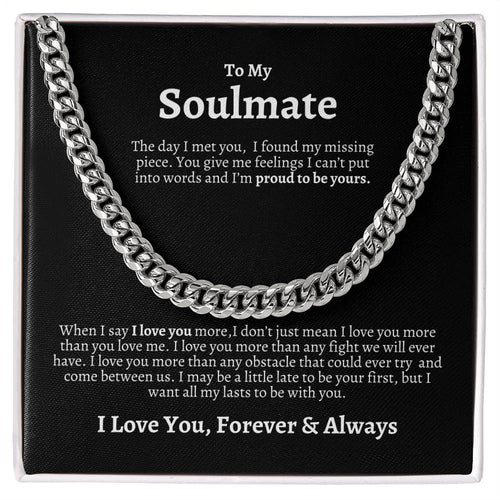 To My Soulmate | Cuban Chain