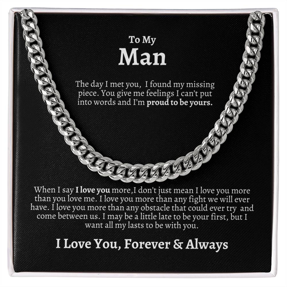 To My Man | Cuban Chain