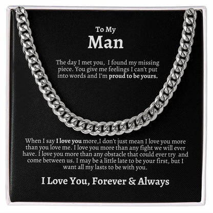 To My Man | Cuban Chain