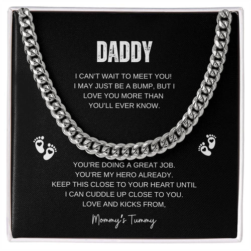 To Daddy From Bump | Cuban Link Chain