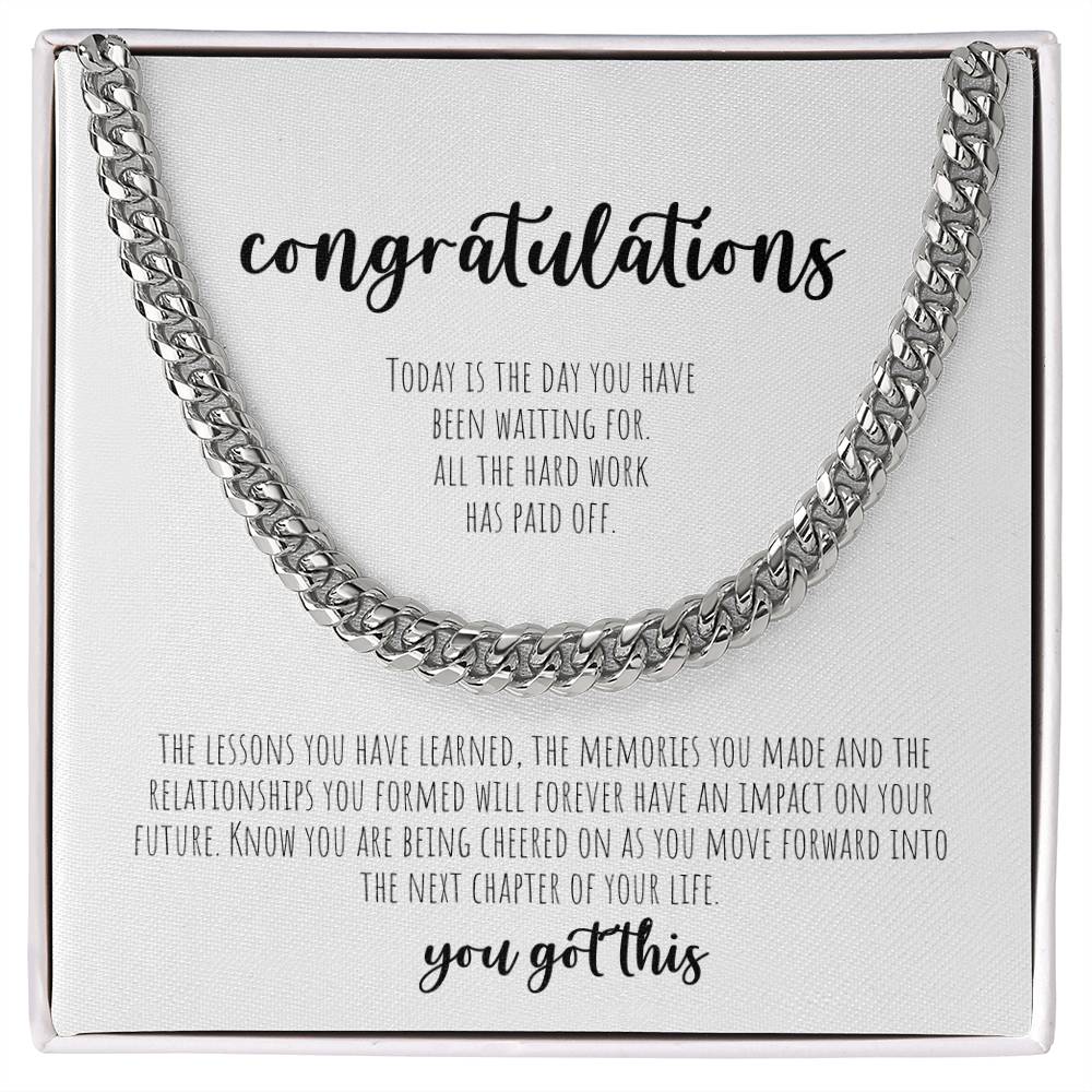 Congratulations | Cuban Link Chain