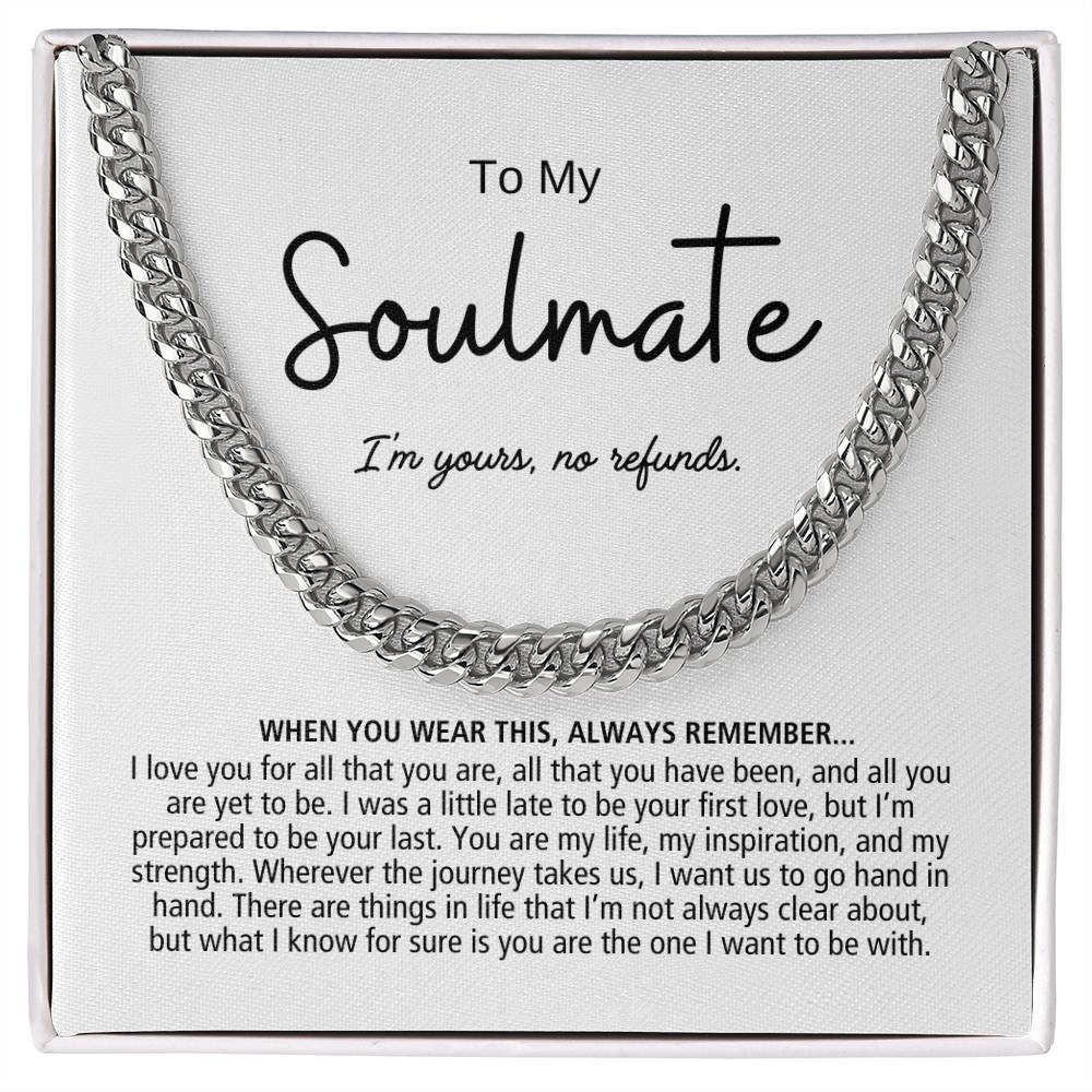 Soulmate Cuban Link Chain | No Refunds