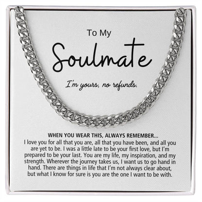 Soulmate Cuban Link Chain | No Refunds