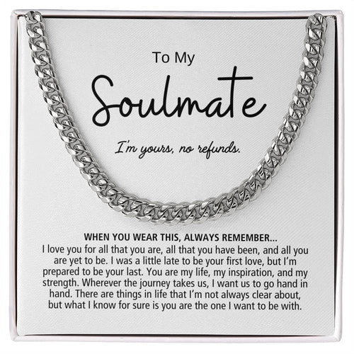 Soulmate Cuban Link Chain | No Refunds
