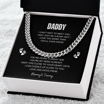 To Daddy From Bump | Cuban Link Chain