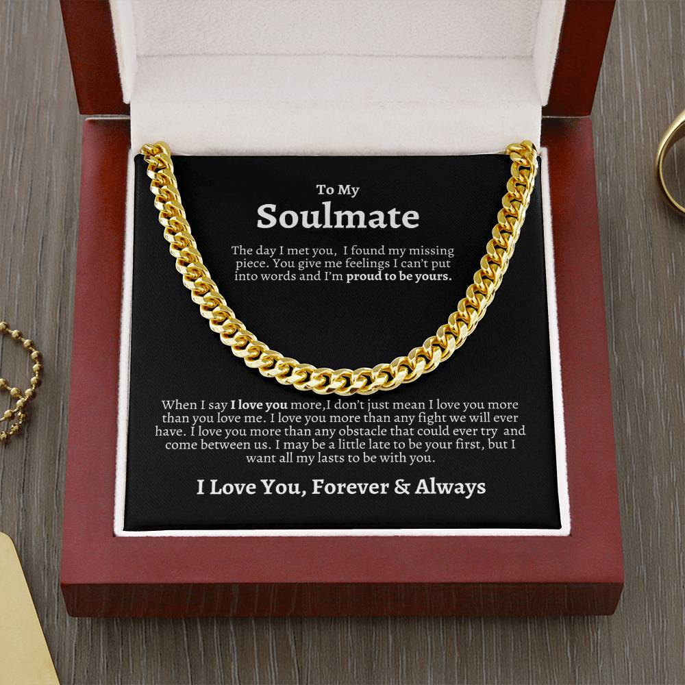 To My Soulmate | Cuban Chain