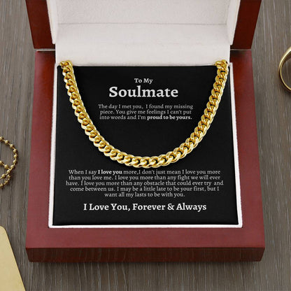 To My Soulmate | Cuban Chain