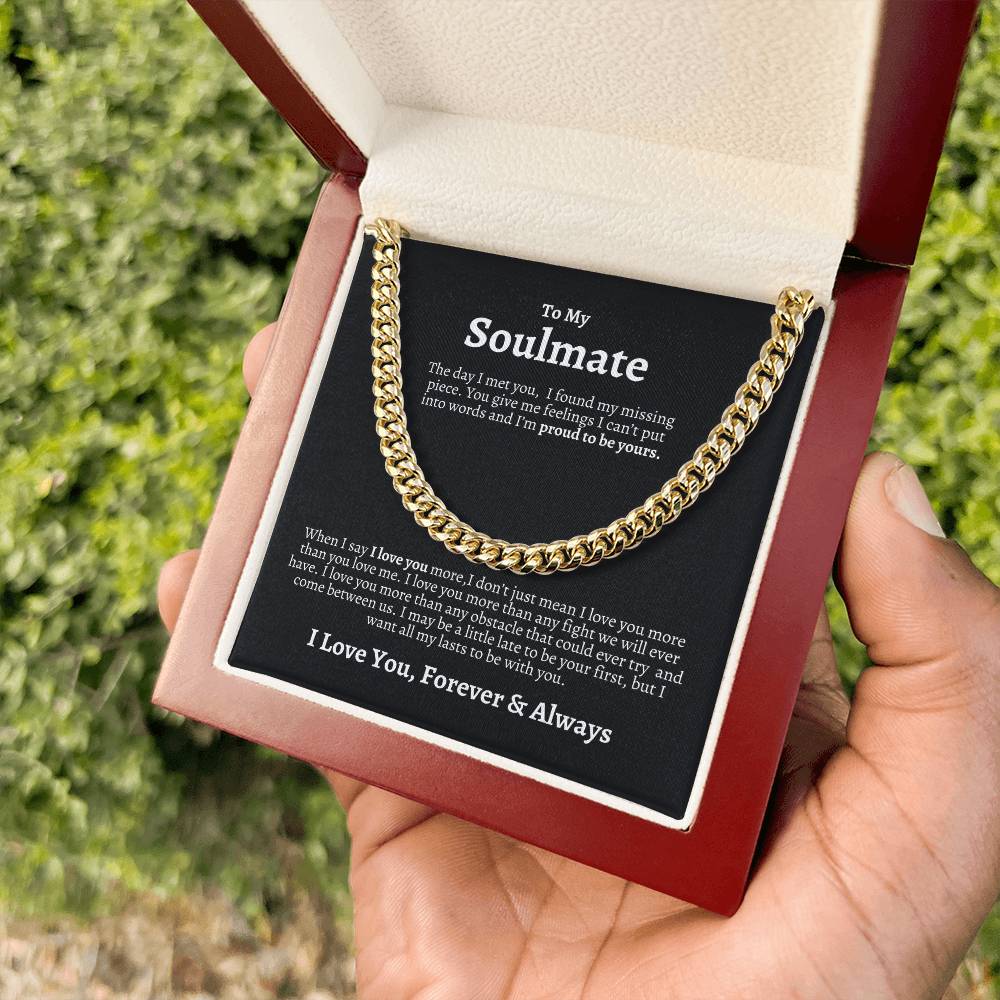 To My Soulmate | Cuban Chain
