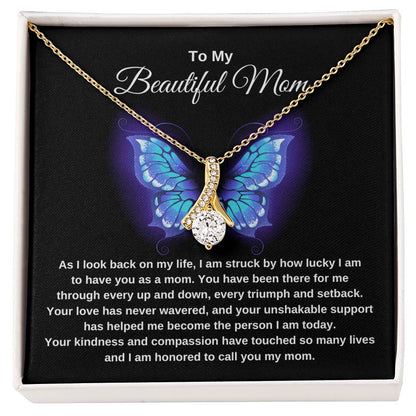 Beautiful Mom Butterfly Necklace